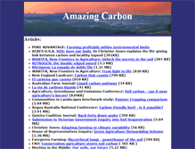 Tablet Screenshot of amazingcarbon.com